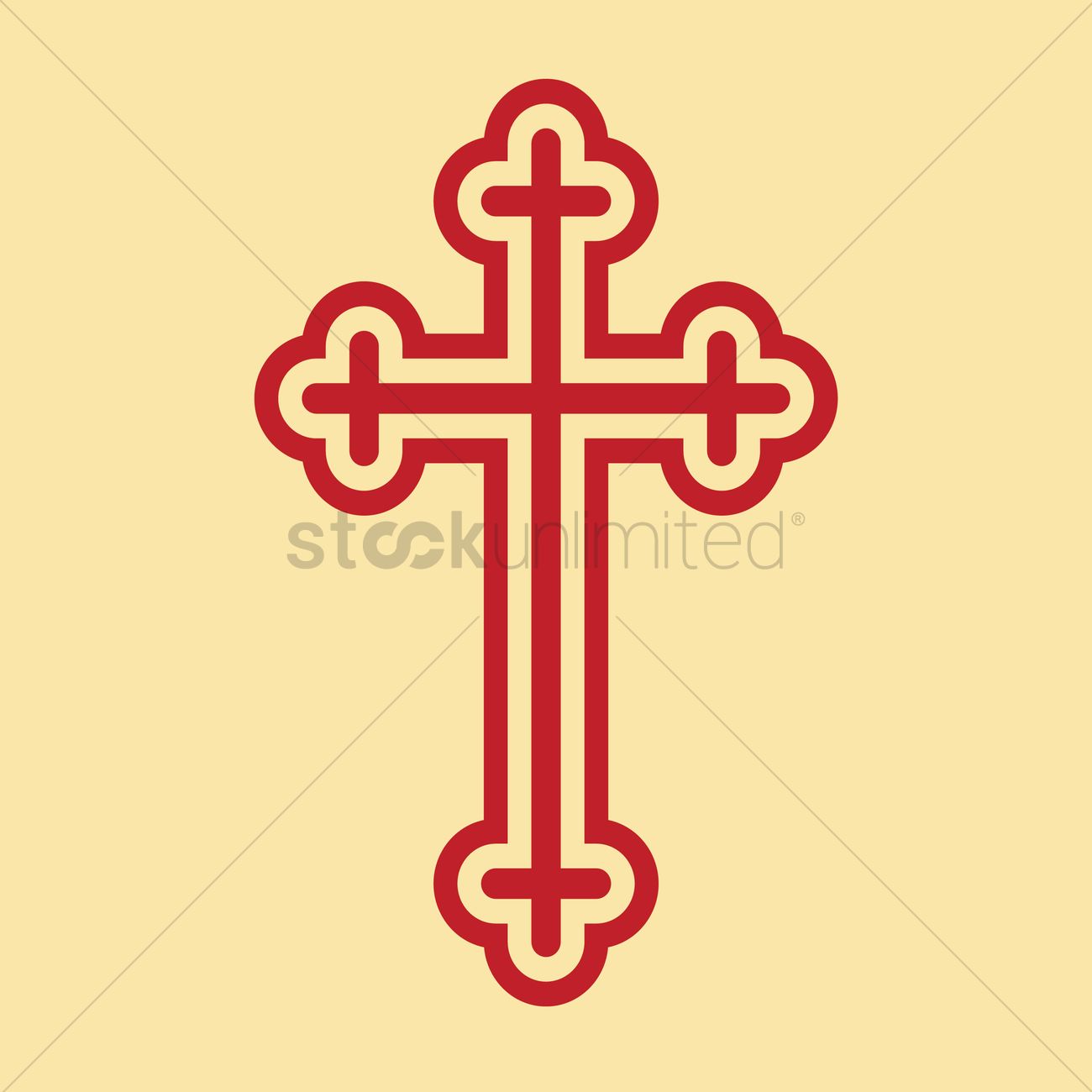 Holy Cross Vector Image 1300x1300 Holy Cross Vector Image