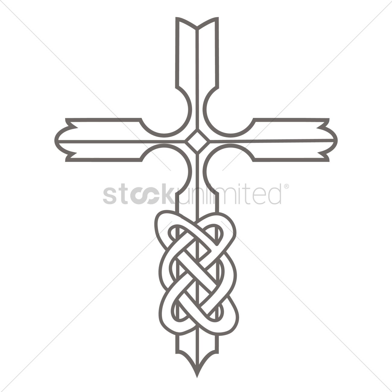 Holy Cross Vector Image 1300x1300 Holy Cross Vector Image