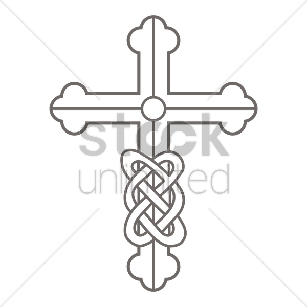 Holy Cross Vector Image 600x600 Holy Cross Vector Image
