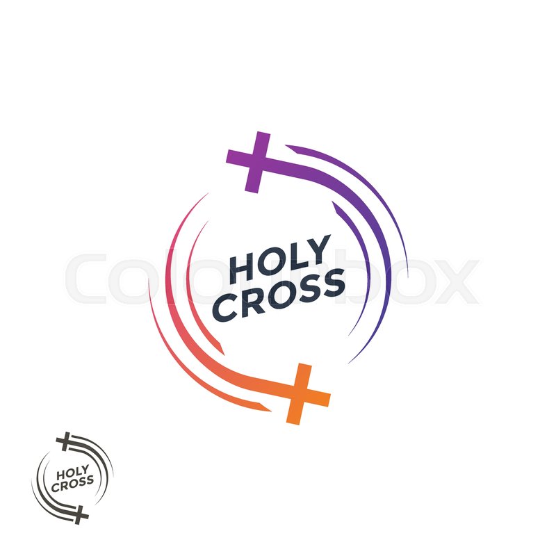 Church Logo The Holy Cross Stock Vector Colourbox 800x800 Church Logo The Holy Cross Stock Vector Colourbox