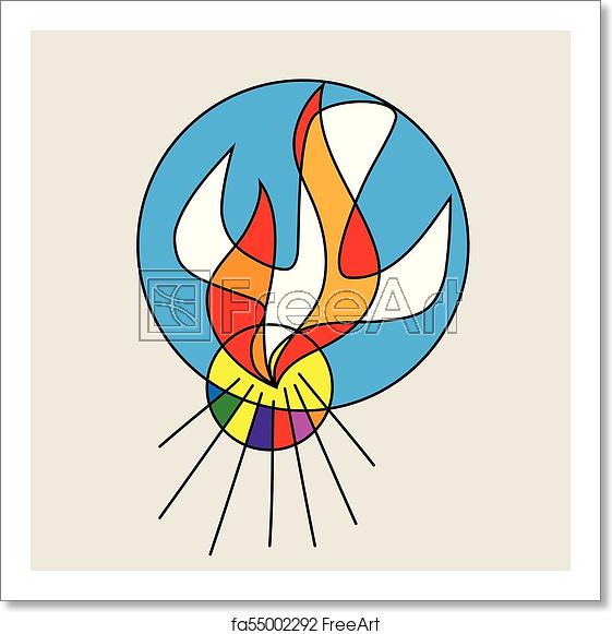 Free Art Print Of Holy Spirit Fire Line Logo Holy Spirit Fire 561x581 Free Art Print Of Holy Spirit Fire Line Logo Holy Spirit Fire