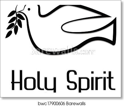Vector Of Holy Spirit Symbol, Art Print Barewalls Posters 435x370 Vector Of Holy Spirit Symbol, Art Print Barewalls Posters