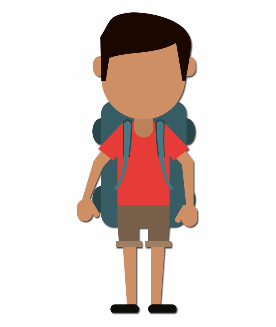 920x1088 Funny Traveller Vector Png Clipart Png Download