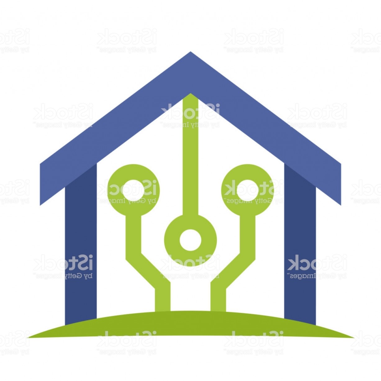 1227x1228 Vector Illustration Icon With The Concept Of Home Construction
