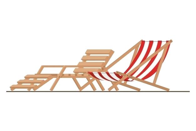 Sunbathing Chair Beach Chair For Sunbathing On White Free Vector 626x417 Sunbathing Chair Beach Chair For Sunbathing On White Free Vector