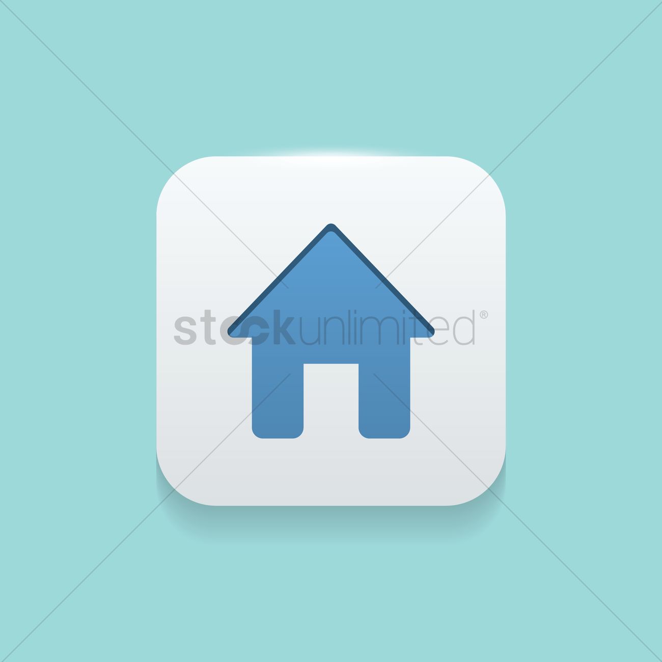 1300x1300 Home Icon Vector Image