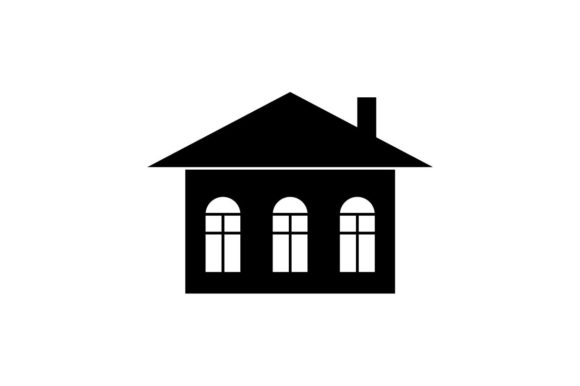 580x386 House, Home Icon Vector Graphic