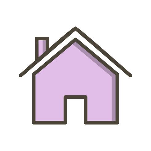 490x490 House Icon Vector Illustration