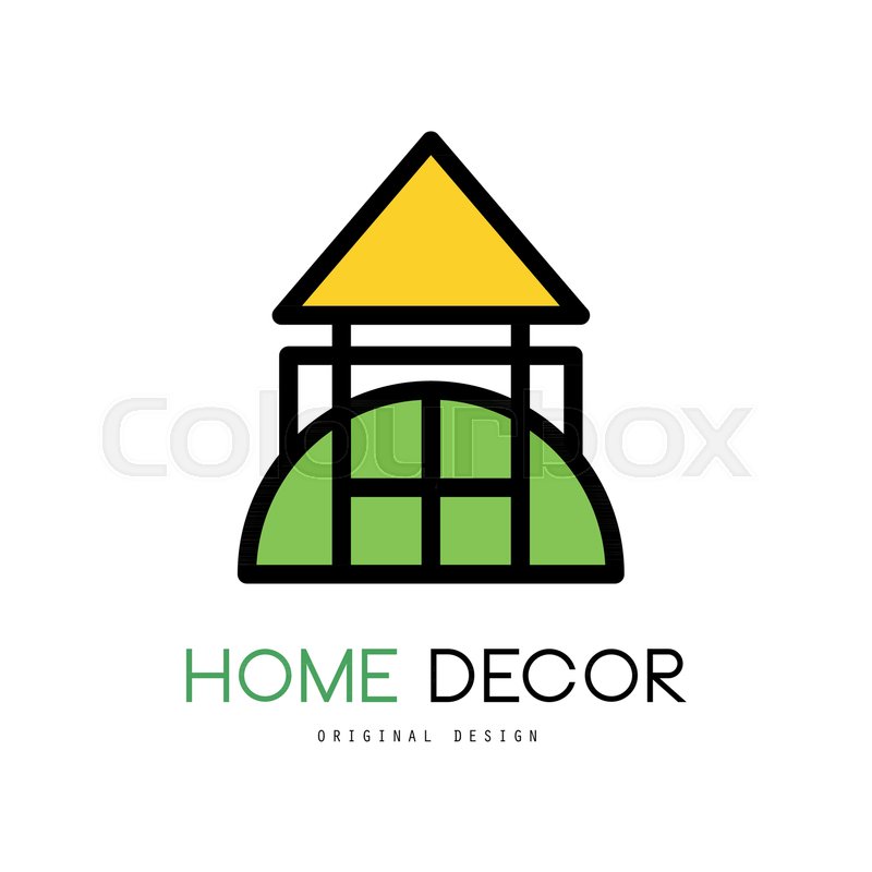 800x800 Original Emblem For Shop With Things Stock Vector Colourbox