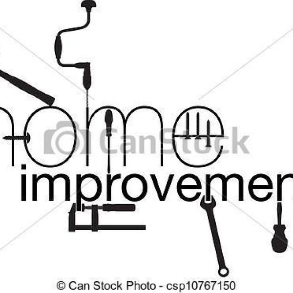 600x600 Clipart Vector Of Home Improvement Vector Illustration, Home