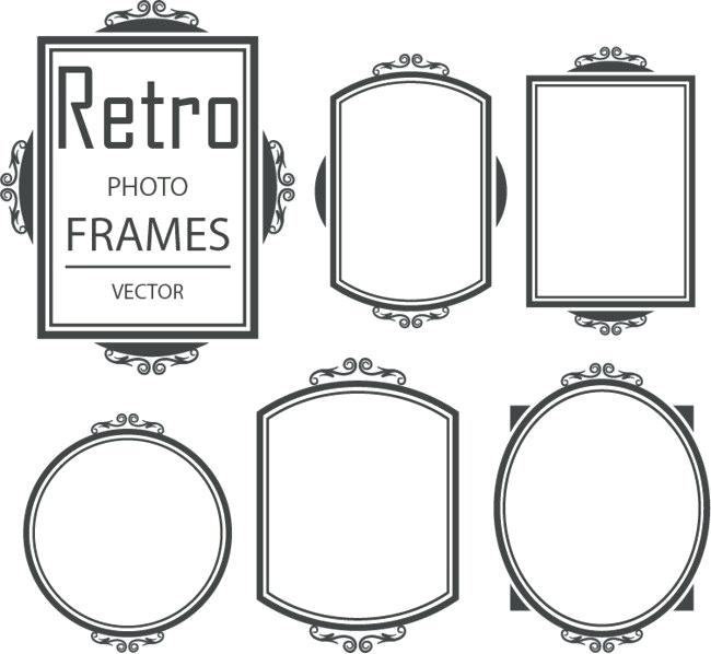 650x598 Simple Vintage Frame Vector Png Floral Illustration Circle