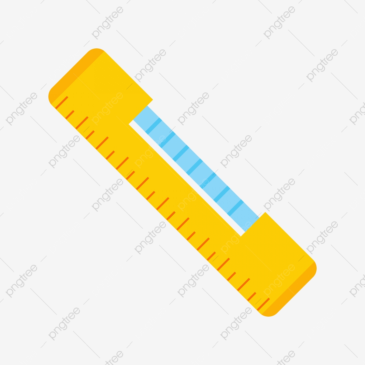 1200x1200 Cartoon Ruler Orange Ruler Illustration Wooden Ruler Home