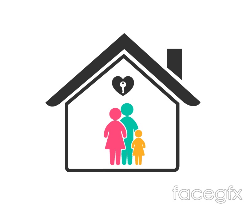 800x663 Creative Housing Family Logo Vector Over Millions Vectors, Stock