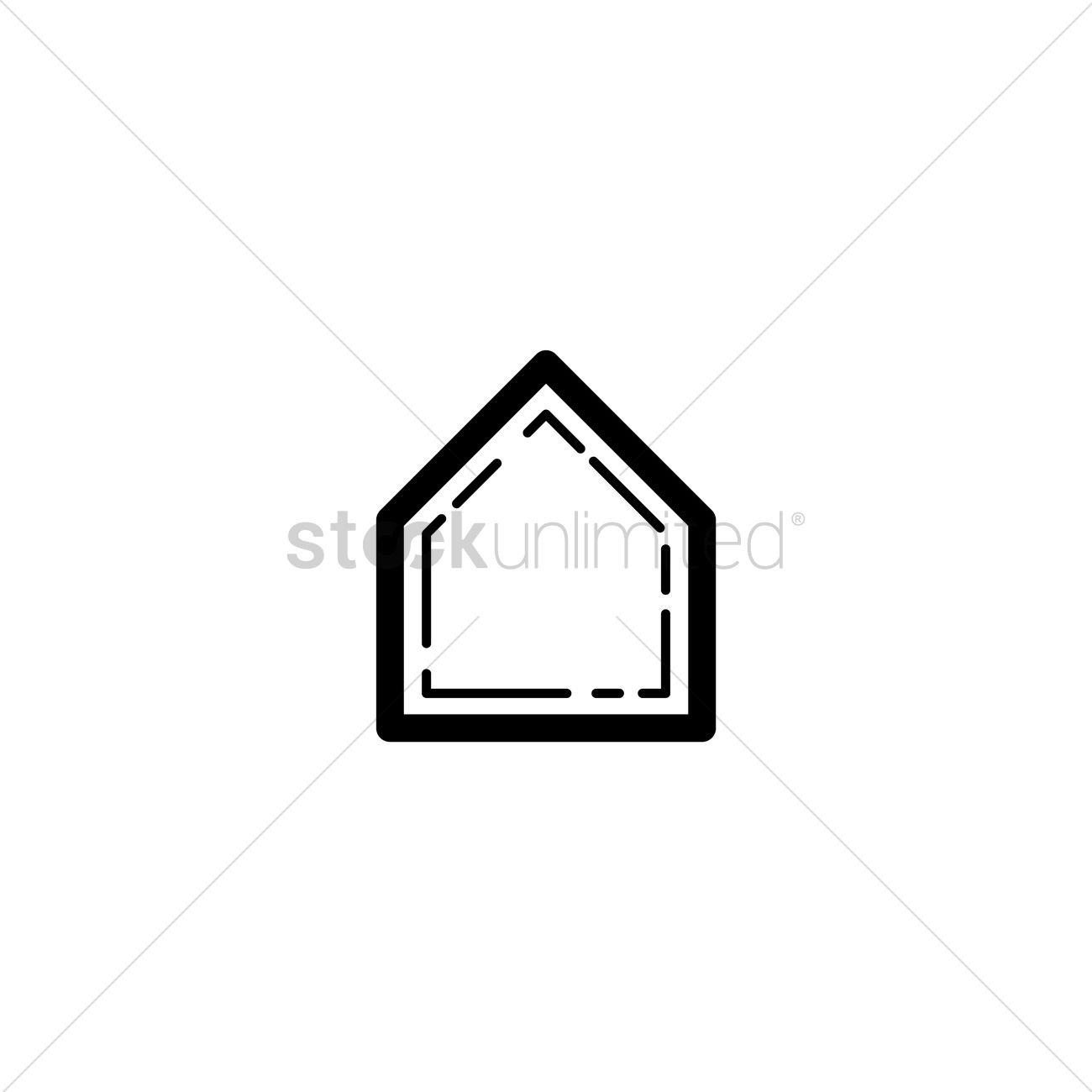 1300x1300 Baseball Home Plate Vector Image