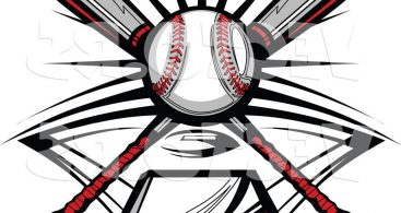 367x195 Home Plate Baseball And Bats Clip Art Archives Vector Images Design