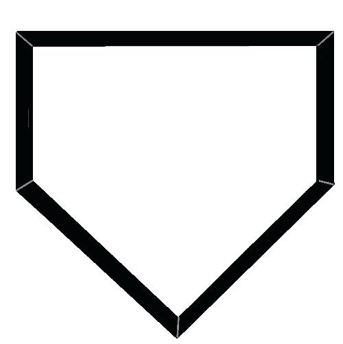 500x501 Baseball Home Plate