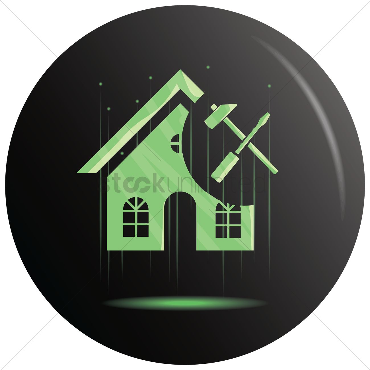 1300x1300 Home Repair Vector Image