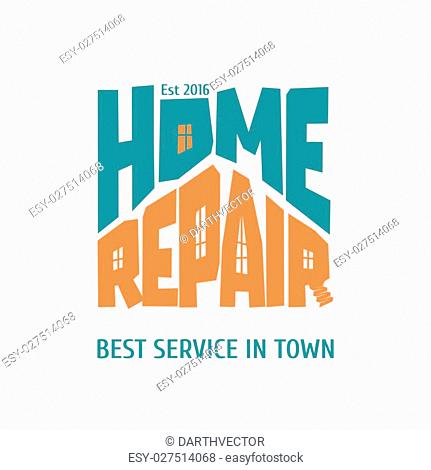 431x470 Home Repair Vector Template Logotype Stock Photos And Images Age