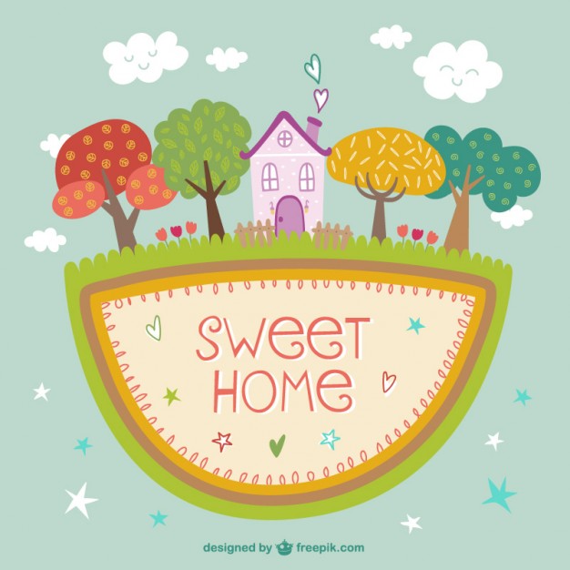 626x626 Sweet Home With Trees Free Vectors Ui Download