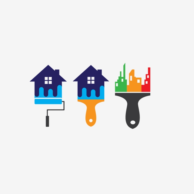 640x640 Coloring Home, Logo, Home, House Png And Vector With Transparent
