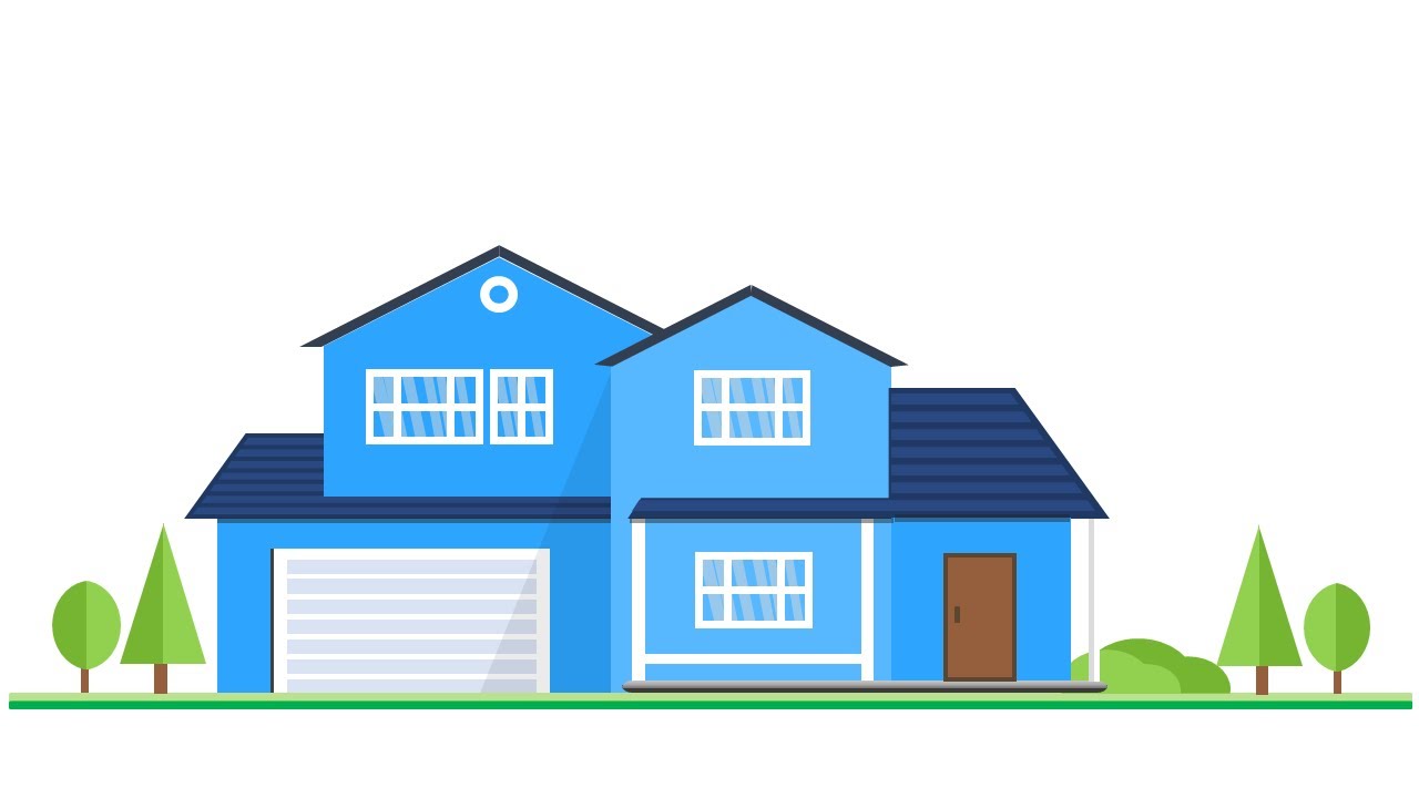 1280x720 How To Create A Suburban House Vector In Microsoft Office