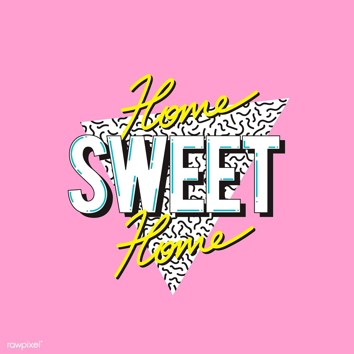 1200x1200 Home Sweet Home Vector Free Image