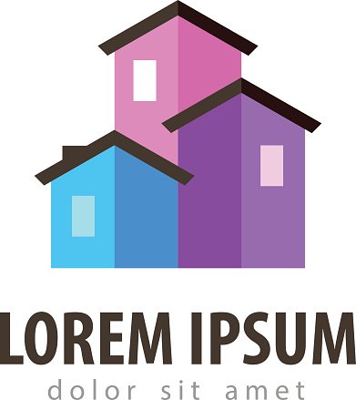391x439 House Vector Logo Design Building Or Dwelling Icon Premium Clipart