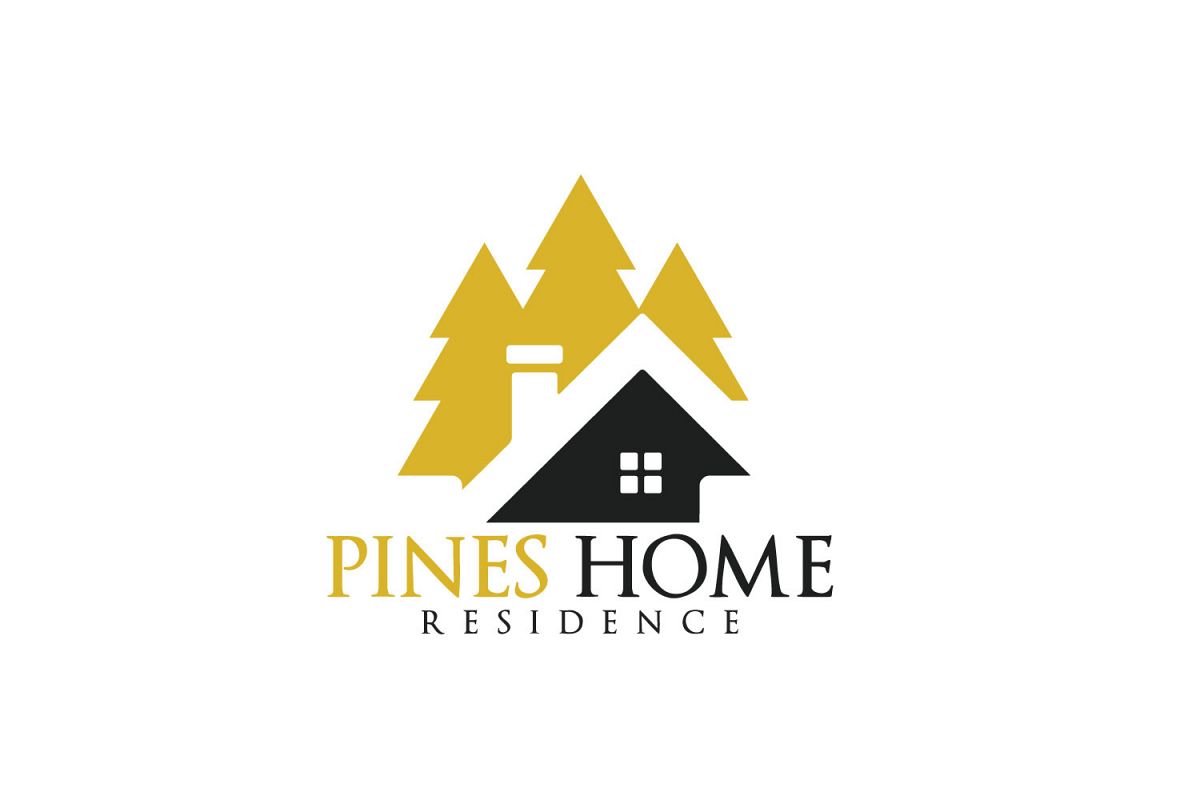 1200x800 Pine Home Vector Logo Design