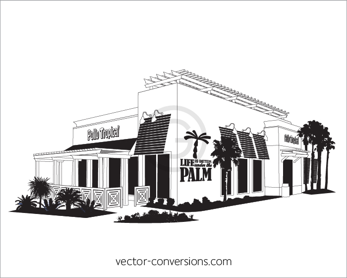 700x560 Vector Building Drawings