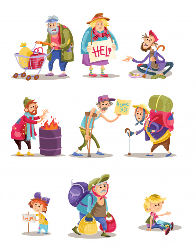 626x791 Homeless Vector Premium Download