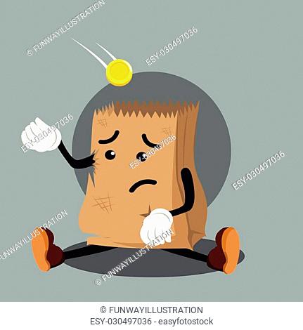 431x470 Vector Illustration Homeless Stock Photos And Images Age Fotostock