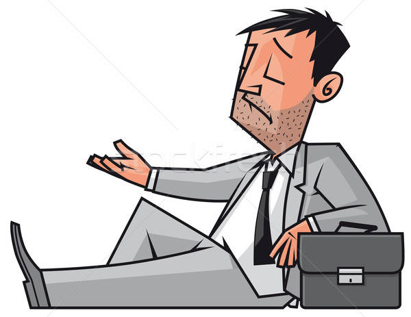 600x463 Businessman Homeless Vector Illustration Carbouval