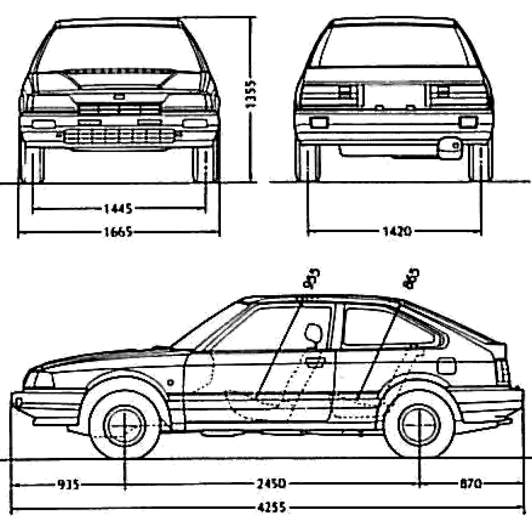 1096x1071 Car Blueprints