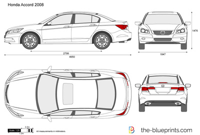 400x270 Honda Accord Vector Drawing