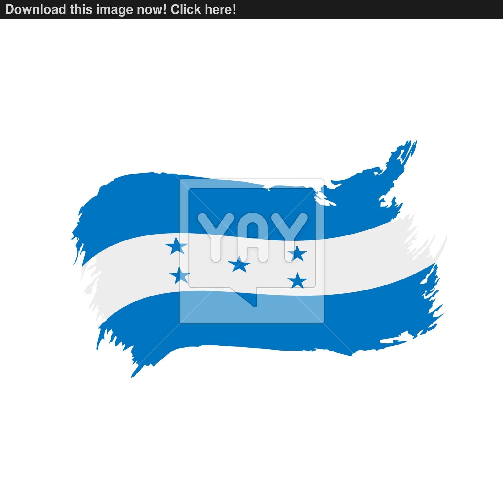 1600x1600 Honduras Flag, Vector Illustration Vector