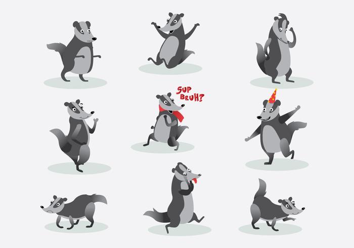 700x490 Honey Badger Free Vector Art