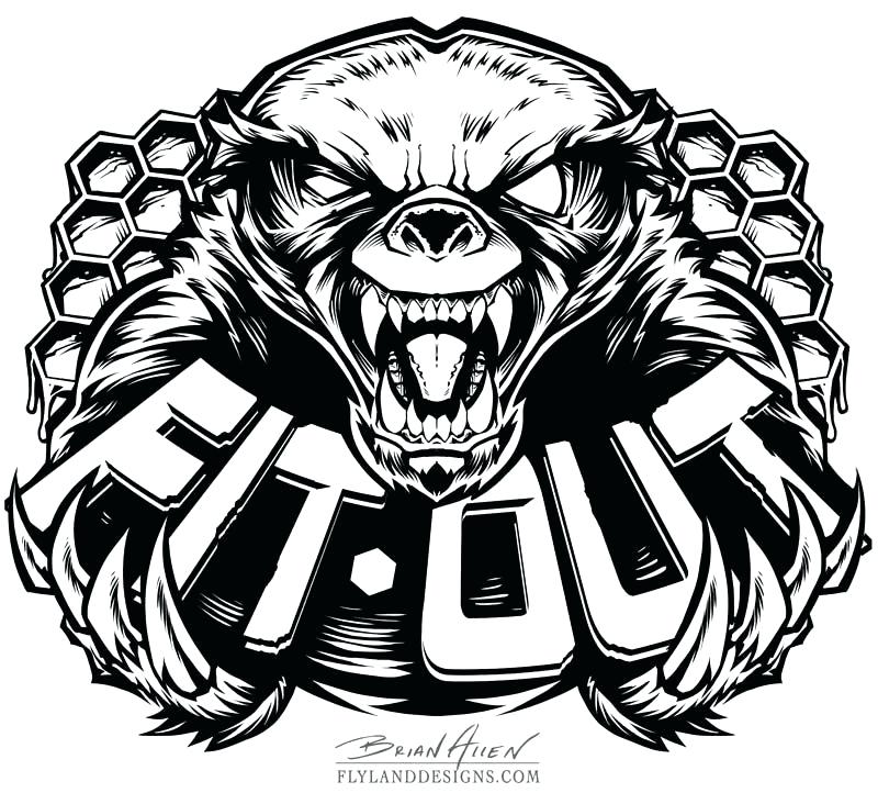 800x732 Honey Badger Clipart Foodflash