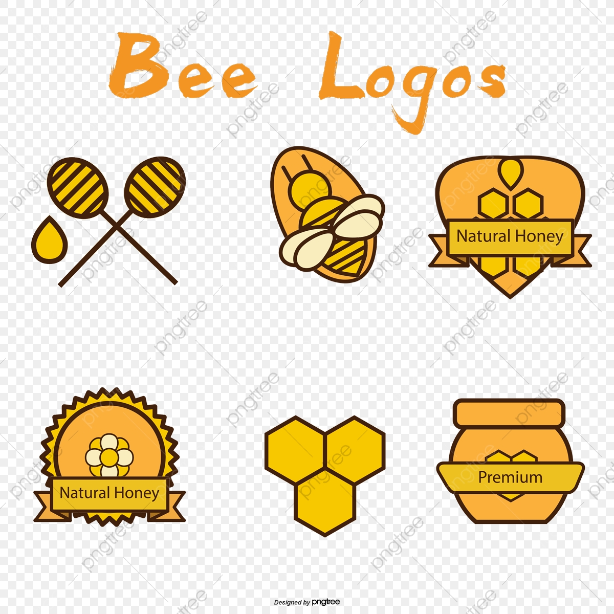 1200x1200 Elements In Honey Logo Vector Material, Logo Clipart, Honey, Bee