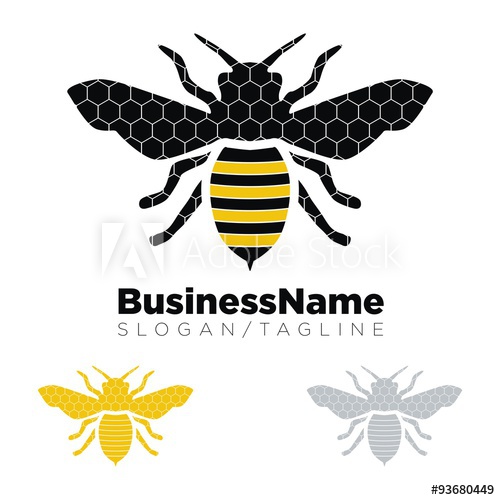 Honey Bee Logo Vector at Vectorified.com | Collection of Honey Bee Logo ...