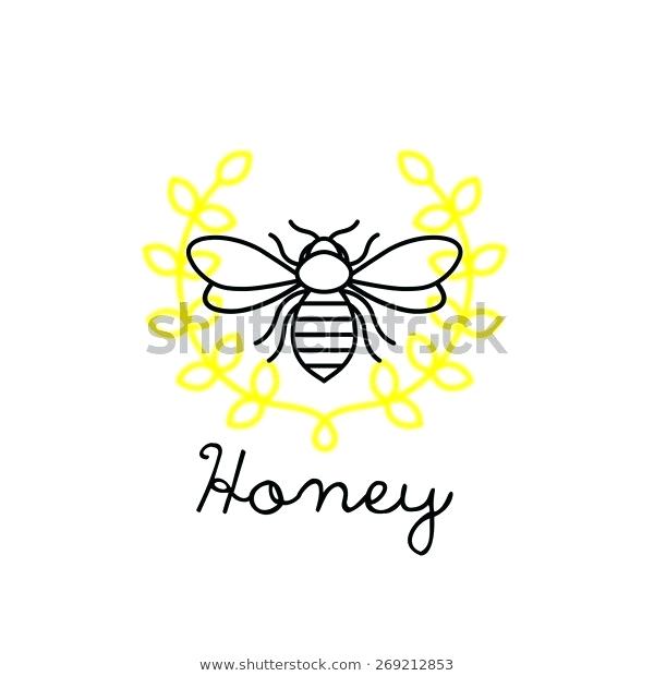 600x620 Vector Honey Bee Logo Template Stock Paper Twinkl