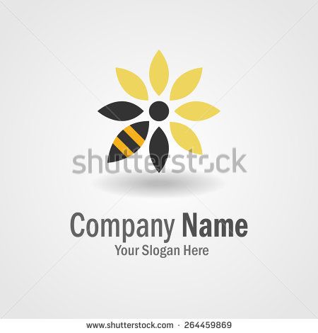 450x470 Bee Honeybee Flower Logo For Your Company Or Business Can Be