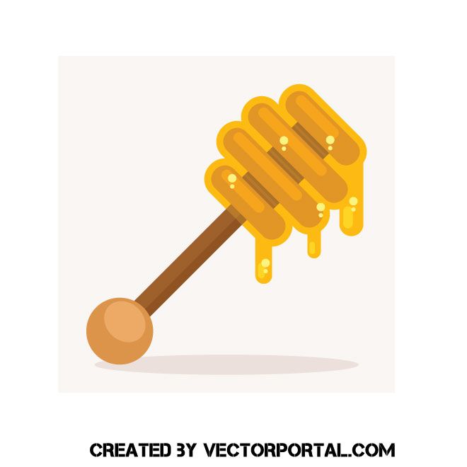 660x660 Honey Dipper Vector Graphics Food And Drink Vectors Free