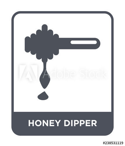 430x500 Honey Dipper Icon Vector