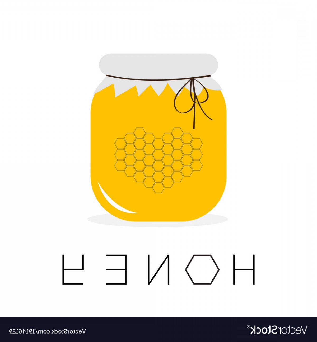 1200x1296 Honey Jar Pot Icon Honeycomb Set In Shape Of Vector Lamaison