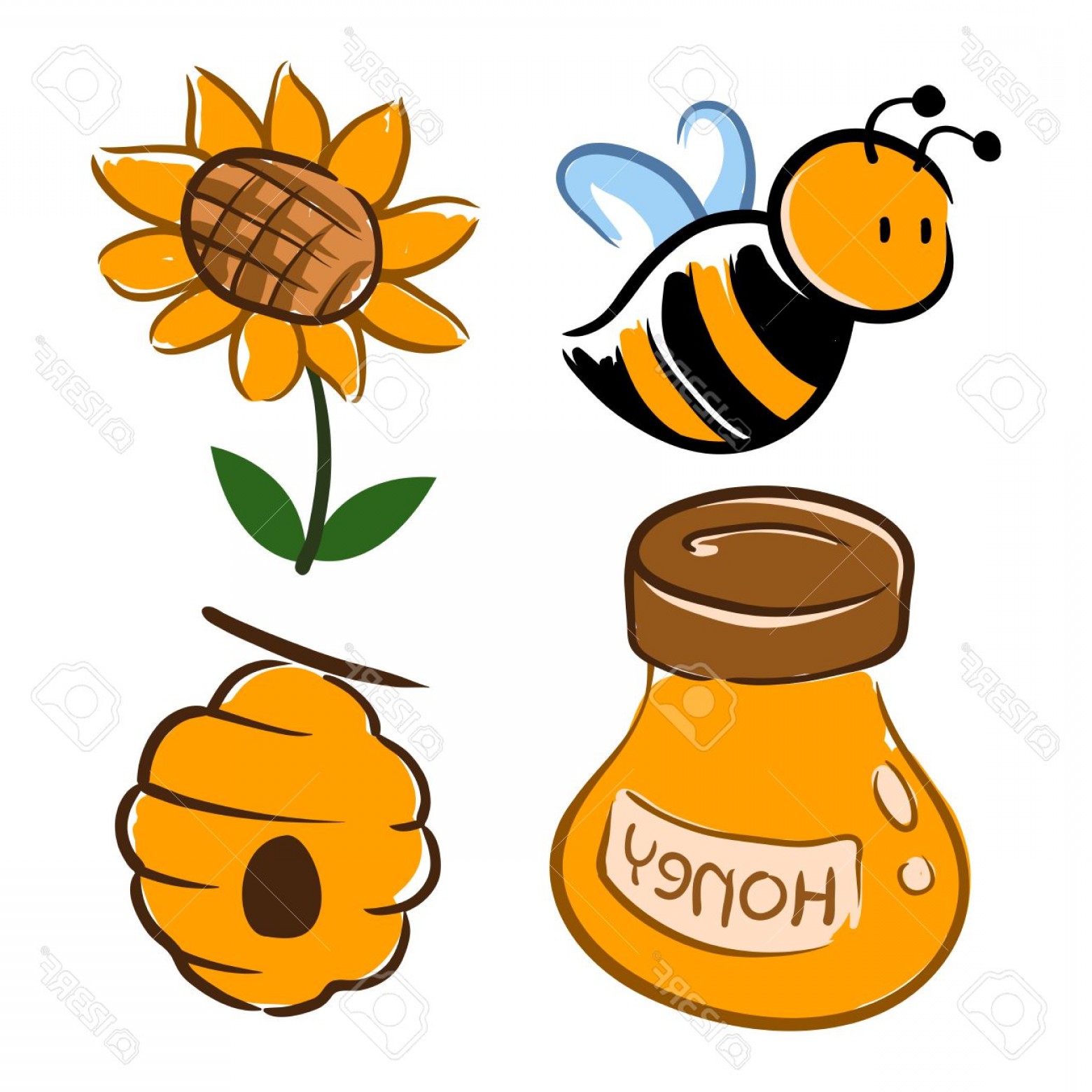 1560x1560 Honey Jar Vector Geekchicpro