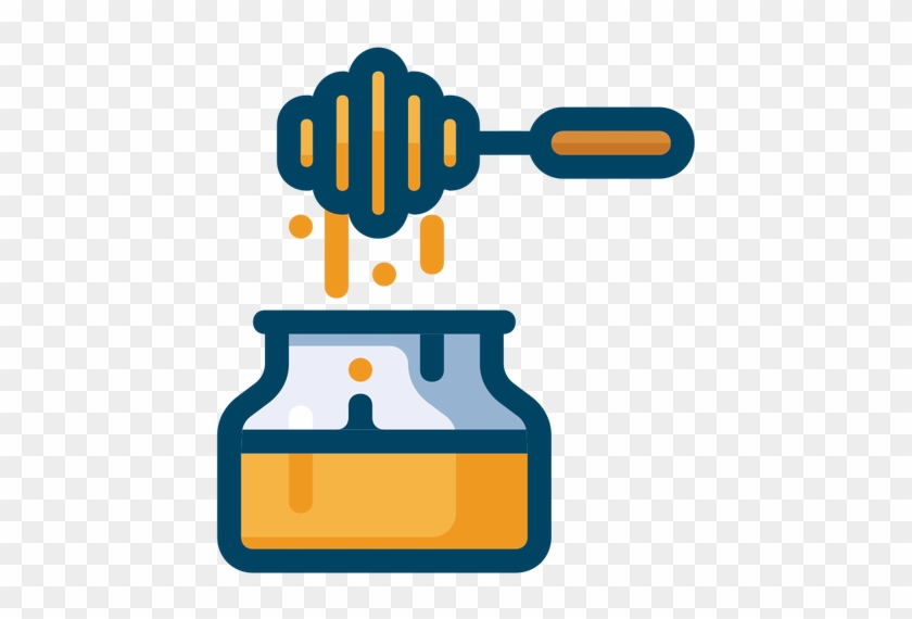 840x570 Honey Jar Vector Image