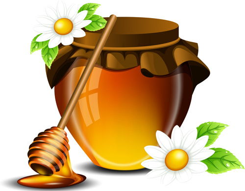 500x390 Jar With Honey Vector Graphics Free Vector In Adobe Illustrator