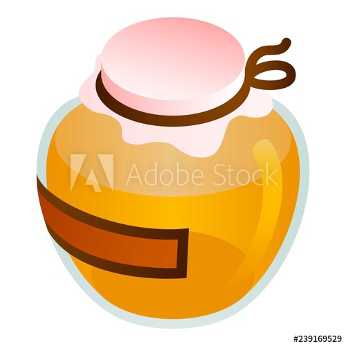 500x500 Premium Honey Jar Icon Isometric Of Premium Honey Jar Vector Icon