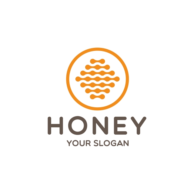 640x640 Honey Logo Icon Vector Illustration Template For Free Download