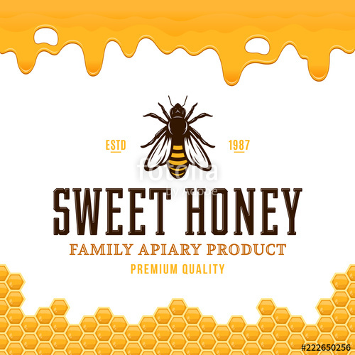 500x500 Vector Honey Logo Stock Image And Royalty Free Vector
